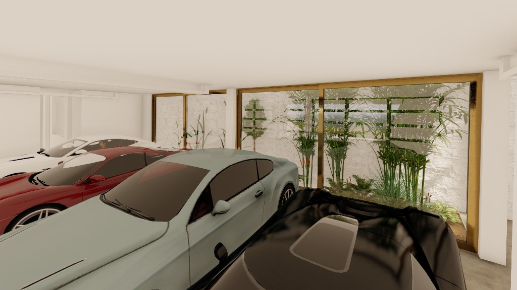 Ortus Villa Luxury Four-Car Garage - CUBICS Architecture, Georgios Kyriakopoulos Architect & Mihaela Shtirkova Civil Engineer
